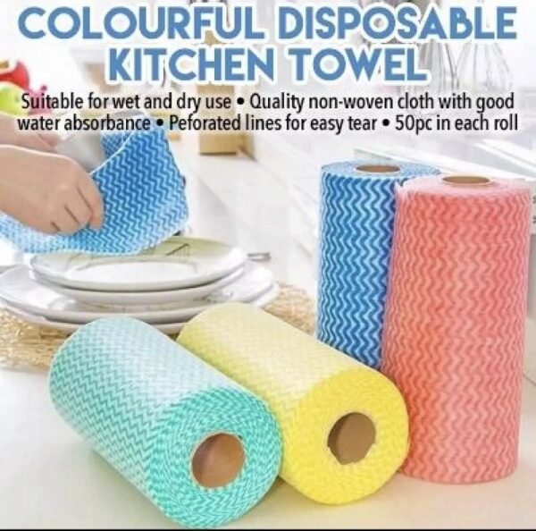 Disposable Tissue Roll, 50 Tissues - Image 2